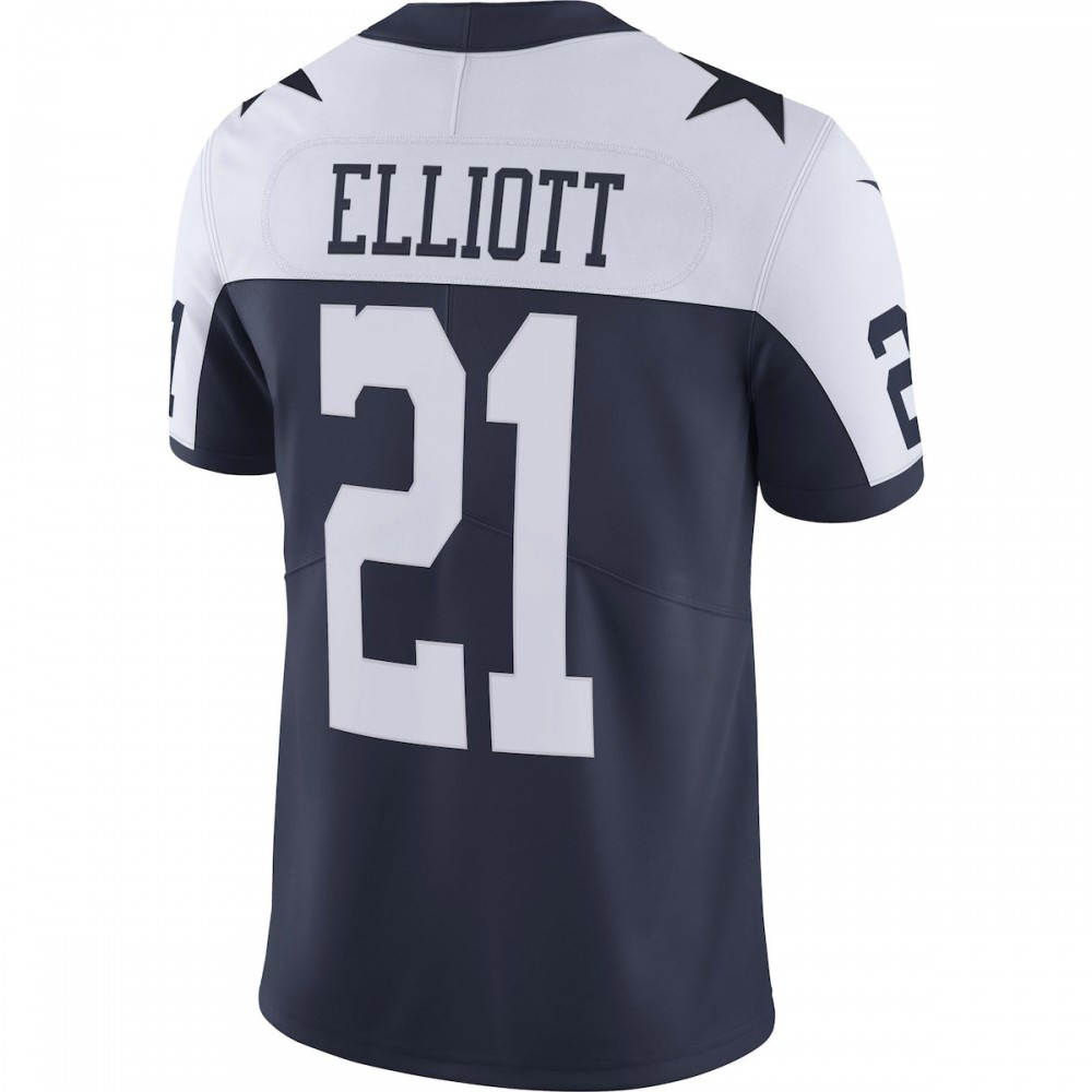 Ezekiel Elliott Dallas Cowboys Nike Alternate Vapor Limited Jersey - Navy-Profan Arena